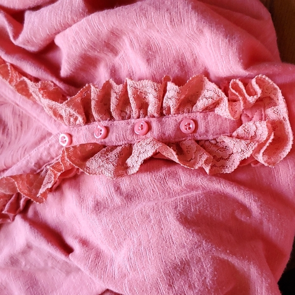 Jason Maxwell Lace Ruffle Layer Shirt -3X - Picture 7 of 7